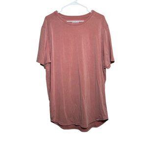 Legends T-Shirt Men's XXL Pink Short Sleeve Round Neck Athletic Shirt Active